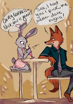 Cafe Sketch, Judy And Nick, Zootopia Judy Hopps, Avatarul Aang