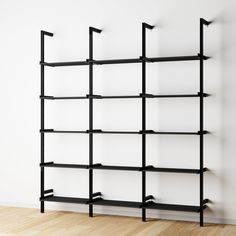 Modular Shelving Units - Wood Shelves Shelves Modern, Aluminum Shelves, Frame Shelf, Shelving Design, Modular Shelving, Vinyl Storage, Shelving Units, Modern Shelving, Low Shelves