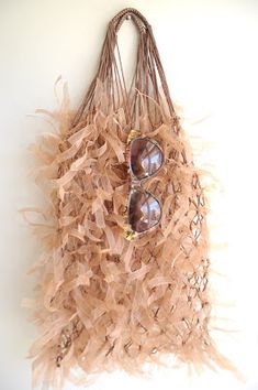 Authentic Designer Handbags, Net Bag, Altering Clothes, Boho Bags, String Bag, Macrame Bag, Sheer Fabric, Mini Purse