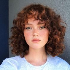 21 Trendiest Long Shaggy Bob Haircuts for Carefree Women Fluffy Curly Hair With Bangs, Plus Size Fringe Hair, Curly Short Hair Oval Face, Round Face Hairstyles Curly Hair, Short Curly Hair With Round Face, Curly Hair Short With Bangs, Shag Hairstyles Short Curly, Short Curly Haircuts With Bangs Round Faces, Haircuts For Curly Hair Round Face