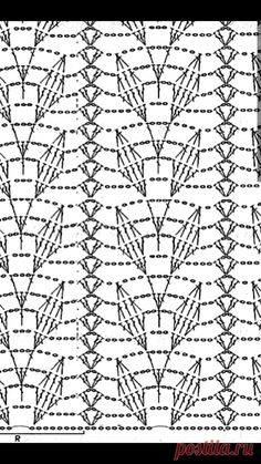 the pattern is shown in black and white, with lines that are drawn across it