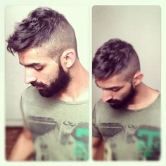 pelo corto propuesta de Le Salon d'Apodaca #lesalondapodaca #pelo #peluqueria #malasaña #hairstyles #hair Boy Hairstyles, Short Haircuts, Beard Hairstyle, Mens Haircuts Short, Mens Cuts, 짧은 머리, Haircut For Thick Hair, Undercut Hairstyles, Hair Envy