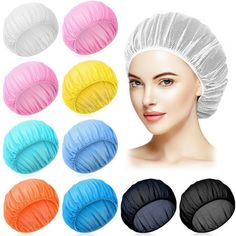 Comfortable and Soft to Wear these hair net hats are made of quality mesh fabric, neat and sturdy in stitching, will not break or fall apart easily, can serve you for a long time, smooth to touch, providing you with a pleasant wearing experience. Elastic and Stretchy this mesh sleeping cap is equipped with an elasticized band, fit for people with different head circumferences, won't make you feel too loose or too tight, covers your hair well, and keeps your hair from deformation during sleep. Pr Sleeping Curly Hair, Sleep Hair, Women Sleeping, Sleeping Cap, Sleep Hairstyles, Thick Curly Hair, Hair Nets, Shower Caps, Hair Bonnet