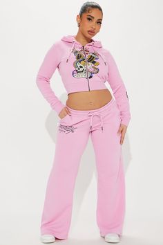 Ed Hardy New York Eagle Zip Front Hoodie - Pink Pink Ed Hardy Outfit, Edhardy Y2k Outfit, Areopostle Clothes, Ed Hardy Sweatsuit, Ed Hardy Sweatpants, Jeans That Make Your But Look Good, Ed Hardy Set, Ed Hardy Tracksuit, Bape Outfits Baddie