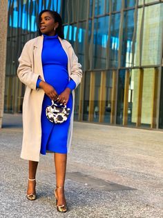 Ways To Wear Royal Blue For Fall. Royal Blue Dress Outfit Casual, Royal Blue Dress Outfit, Blue Dress Outfit, Blue Sweater Outfit, Blue Skirt Outfits, Skirt Outfit Fall, Royal Blue Outfits, Blue Dress Outfits, Royal Blue Skirts