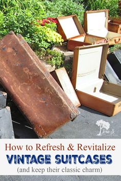 How to Rescue, Refresh and Revitalize Vintage Suitcases; Expert Tips