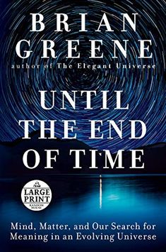 a book cover with the words until the end of time in front of a night sky