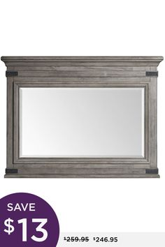 a large mirror with the price $ 13 95