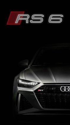 the front end of an audi rs6