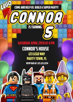 the lego movie birthday party is going on