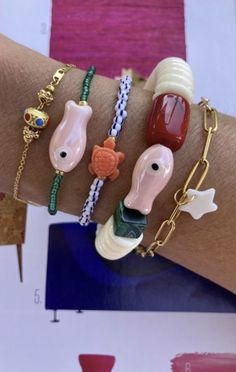 Fall 2024 Accessories Trends, 2024 Jewelry Trend Forecast, Celebrity Jewelry Trends, Eclectic Jewelry, Orange Jewelry, Jewelry Tips, Statement Accessories, Dope Jewelry, Craft Jewelry