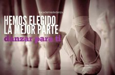 there are many ballet shoes with the words, hemos elefrio la mederpare danza para it