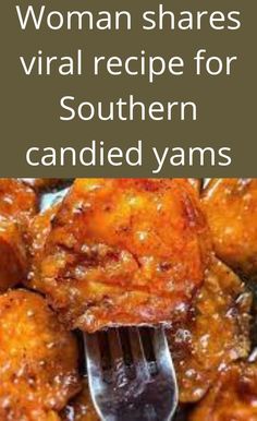 woman shares virtual recipe for southern candied yams