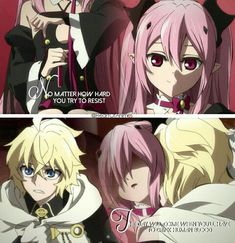 Mika and Krul Mika And Krul, Queen Krul, Lover Anime, Krul Tepes, Shonen Jump, Darling In The Franxx