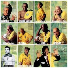 an image of soccer players from different countries posing for the camera and making hand gestures