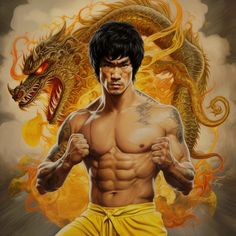 Taoist Art, Dragon Kung Fu, Bruce Lee Poster, Kung Pow, Blade Marvel, Bruce Lee Art, Animation Ideas, Life Choices Quotes