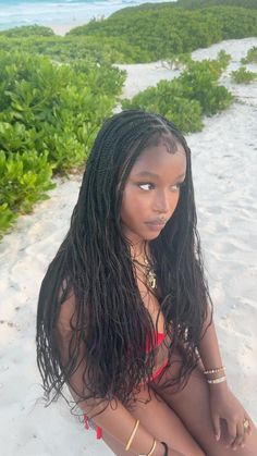 I miss mexico Mexico, Braids With Wavy Ends, Mexico Braids, Miss Mexico, Boho Knotless Braids, Boho Knotless, Short Box Braids Hairstyles, Mermaid Braid, Vacation Hairstyles