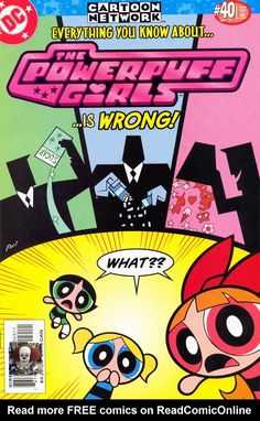 the powerpuff girls comic book cover