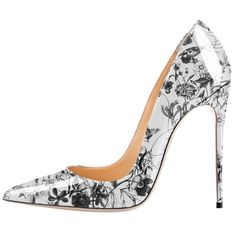 Shop White Floral Embossed Dresses Stilettos Pumps Wedding High Heel Shoes color White for Anniversary, Going out, Party with worldwide Free shipping & Free return. Women's Dress Shoes, Wedding High Heels, Basic Heels, Womens Stilettos, Pumps Heels Stilettos, Shoes Ladies, Stiletto Shoes, Patent Leather Heels, Dress Shoes Womens