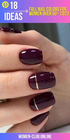 Fall Nail Colors for Women Over 50 18 Ideas