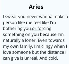 an image of someones poem with the words aries on it