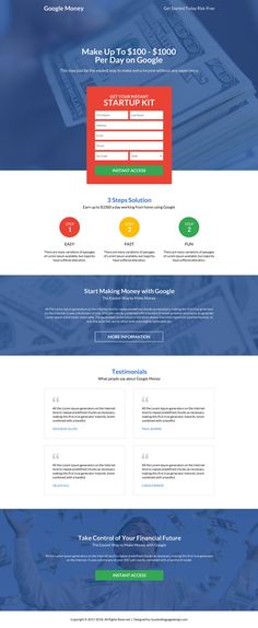 the landing page for a website with different colors and font, including one color scheme