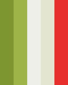 a red, green and white striped background