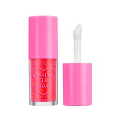 Kissing Jelly lip gloss hydrates with ultra-nourishing natural oils giving you the instant hydration of a lip oil with the non-sticky candy shine of a lip gloss. Infused with a blend of sunflower and jojoba seed oils that softens lips and creates a high shine look. Too Faced Lip Gloss, Sticky Candy, Jelly Lip Gloss, Lip Oil Gloss, Soften Lips, Natural Face Mask, Cosmetic Sets, Makeup Needs, Juicy Lips