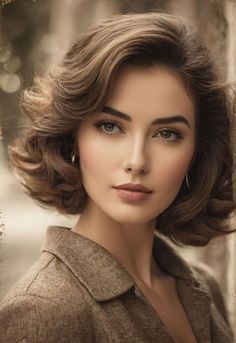 Brilliant Brunette, Hear Style, Curls For Long Hair, People Poses, Fast Hairstyles, Shot Hair Styles, Brow Shaping, Hair Makeover, Image Generator