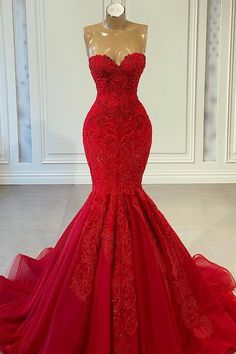 Suchen Sie Luxus Abendkleider Lang Spitze online bei babyonlinedress.de. Rote Abiballkleider Meerjungfrau aus Spitze zum Abiball gehen. Red Prom Dresses, Red Mermaid Prom Dress, Prom Dresses 2022, Red Mermaid, Mermaid Sweetheart, Mermaid Prom Dress, Dresses 2022, Red Prom, فستان سهرة