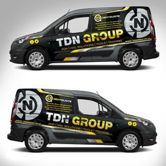 two van wrap designs for a company
