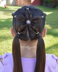 Christmas Hairstyles, Maputo, Whacky Hair Day Ideas Easy, Girls Hair Styles, Kids Hairstyles For Wedding