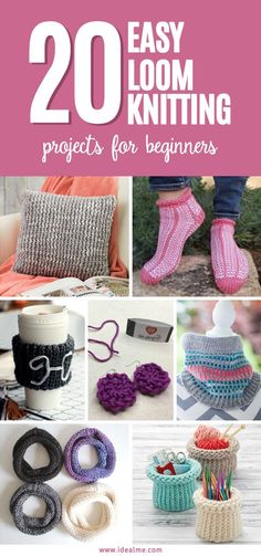 20 easy loom knitting projects for beginners