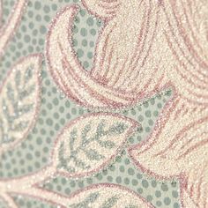 closeup of pink and green fabric with dots on it's surface, showing the design