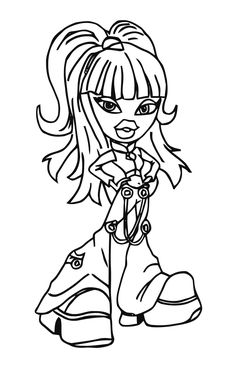 Bratz Coloring Pages - Coloring Pages For Kids And Adults