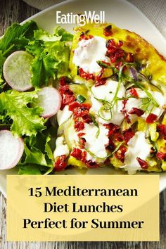 Medatrainian Diet Lunch, Mediterranean Diet Recipes Make Ahead, Mediterranean Diet Tzatziki, Mediterranean Diet Recipes Without Tomatoes, Mediterranean Diet Mexican Recipes, Mediterranean Diet Without Fish, Eating Well Mediterranean Diet Recipes, Dash Diet Mediterranean Solution Recipes