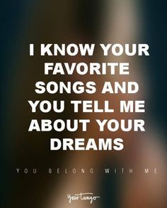 a quote from your favorite song and you tell me about your dreams on the screen