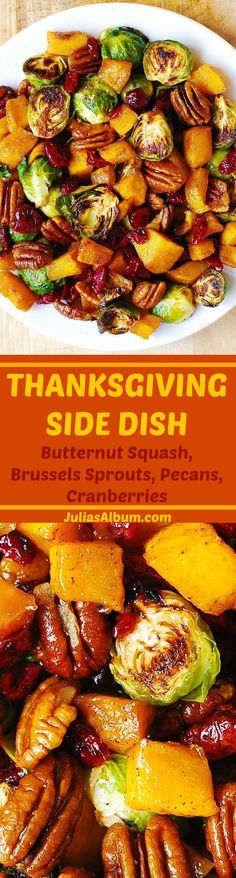 thanksgiving side dish with brussel sprouts, brussel sprouts and