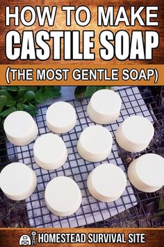 Make Castile Soap, Castle Soap, Calming Design, Castille Soap, Săpunuri Handmade, Zen Zone, Soap Making Recipes, Soap Recipe