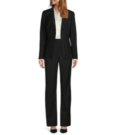 Business Suits For Women Boss Lady, Formal Interview Outfit Woman, Womens Suit Outfits, Funeral Wear, Work Suits For Women, Formal Suits For Women, Business Professional Women, Formal Pant Suits, Funeral Attire