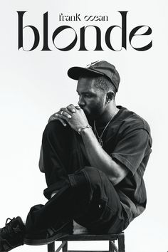 Frank Ocean 'Blonde' Black x White Poster - Limited Fire Black, Frank Ocean Blonde, White Poster, Frank Ocean, Resolution, Blonde, Magazine, Black And White