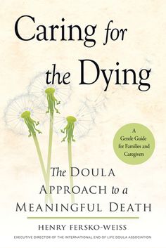 the cover of caring for the dying