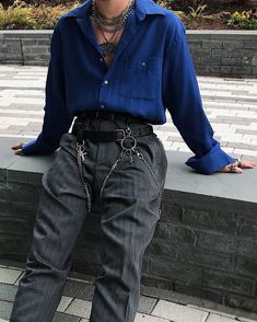 Rich Punk Style, Non Binary Outfits, London Street Fashion, Enby Fashion, Enby Style, Edgy Retro, Hipster Clothes, Hipster Outfits Fall, Chique Outfit