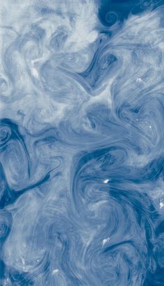 blue and white swirls in the water
