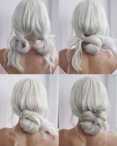 Easy Wedding Hairstyles To Try Yourself At Home – Event Planning Ideas, Wedding Planning Tips | BookEventz Blog Hairstyle Tutorials, Sanggul Modern, Wedding Hairstyles Tutorial, Natural Eyeshadow, Wedding Hairstyle, Peinados Faciles, Great Hair