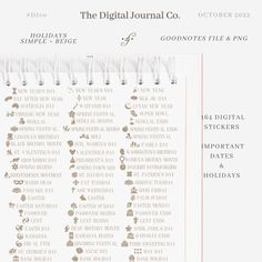 the digital journal co's daily planner