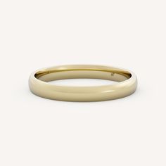 Ty is a classic half round gold band available in multiple widths. Offered in two fits and finishes.Metal Type: 14K Yellow Gold Olive Avenue Jewelry, Classic Wedding, Jewelry Companies, Gold Band, Perfect Ring, Wedding Classic, High Quality Jewelry, Gold Bands, First Year