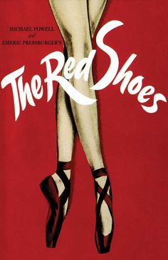 the red shoes movie poster with woman in high heels