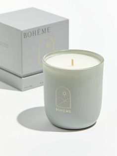 Scented candle grey Luxury Candle Packaging Design, Luxury Candle Brands, Pretty Candles, Candle Packaging Design, Bohemian Woman, Candles Uk, Pretty Candle, Decorative Candles, Luxury Candle