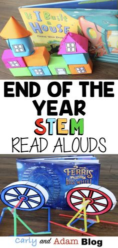 End Of The Year Science Experiments, End Of Year Activities 3rd Grade, Stem Read Alouds, Last Week Of School Activities, Stem Bins, Engineering Challenges, Classroom Prep, Wedding Reading, Kindergarten Stem